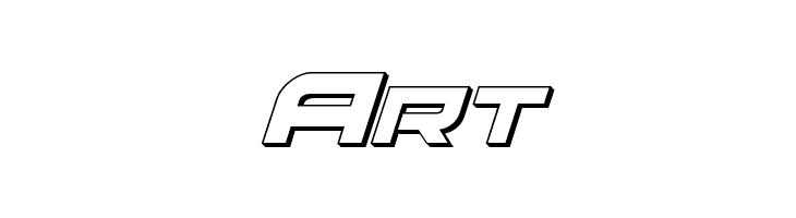 Red Rocket 3D Italic  Free Fonts Download