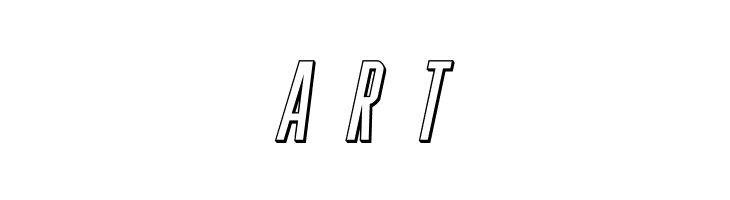 Y-Files Title 3D Italic  Free Fonts Download