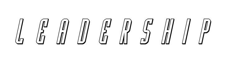 Y-Files Title 3D Italic  Free Fonts Download