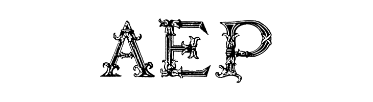 Burgoyne_Initials  Free Fonts Download