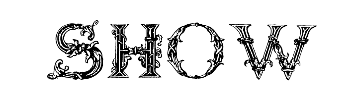 Burgoyne_Initials  Free Fonts Download