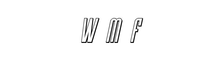 Y-Files 3D Italic  Free Fonts Download