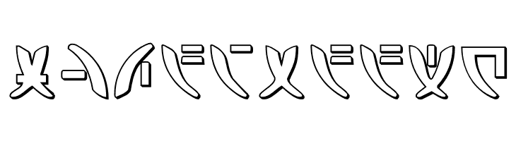 Zeta Reticuli 3D  Free Fonts Download