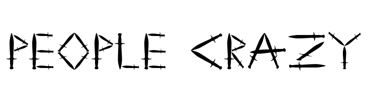 YY Sword and Dagger  Free Fonts Download