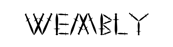 YY Sword and Dagger  Free Fonts Download