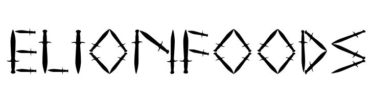 YY Sword and Dagger  Free Fonts Download