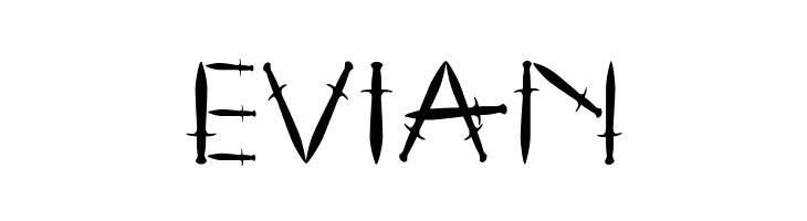 YY Sword and Dagger  Free Fonts Download