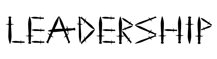 YY Sword and Dagger  Free Fonts Download