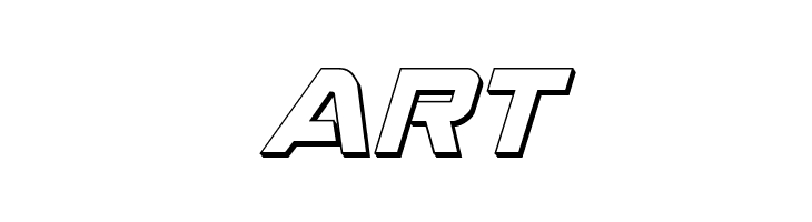 Praetorian 3D Italic  Free Fonts Download