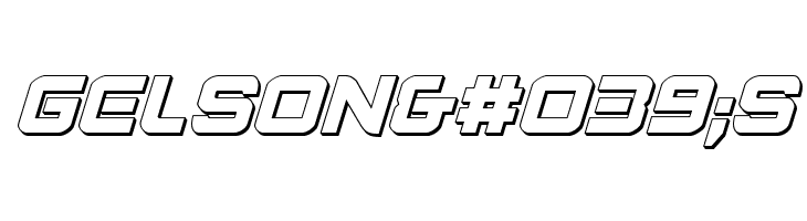 Praetorian 3D Italic  Free Fonts Download