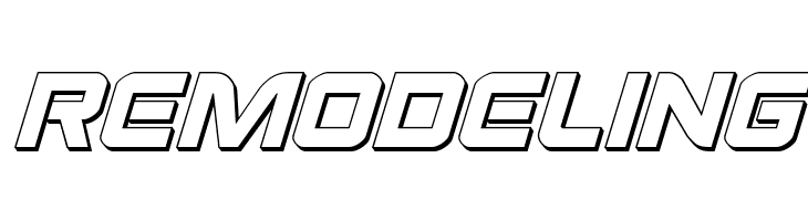 Praetorian 3D Italic  Free Fonts Download