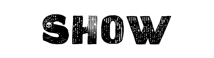 vtks caveirada  Free Fonts Download