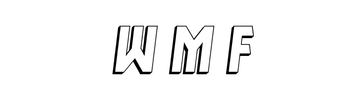 Major Force 3D Italic  Free Fonts Download