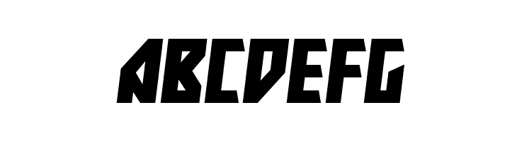 Major Force Expanded Italic  Free Fonts Download