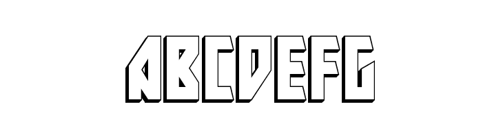 Major Force 3D  Free Fonts Download