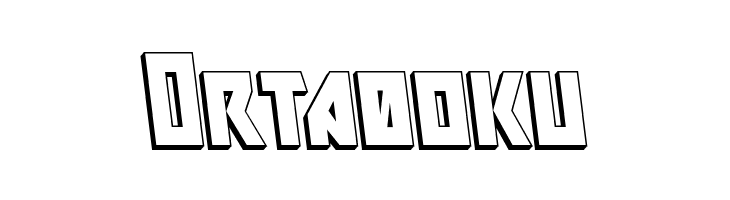 Major Force 3D Leftalic  Free Fonts Download