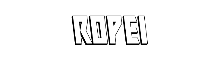 Major Force 3D Leftalic  Free Fonts Download