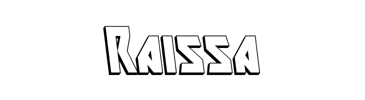 Major Force 3D Leftalic  Free Fonts Download