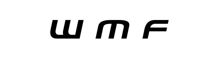 Federal Service Expanded Italic  Free Fonts Download