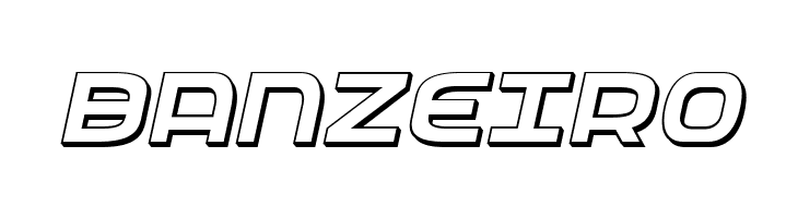 Federal Service 3D Italic  Free Fonts Download