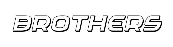 Federal Service 3D Italic  Free Fonts Download