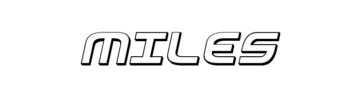 Federal Service 3D Italic  Free Fonts Download