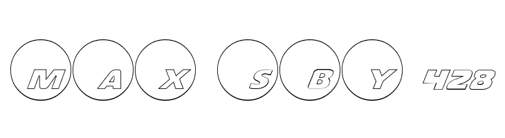 Dot.com Outline  Free Fonts Download