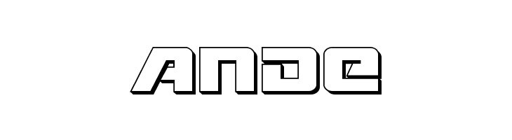 Aircruiser 3D  Free Fonts Download