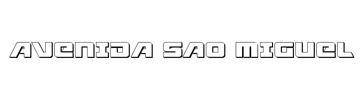 Aircruiser 3D  Free Fonts Download