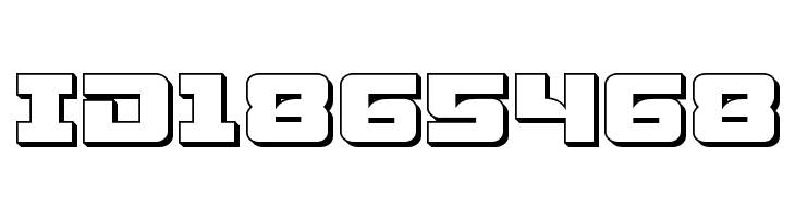 Aircruiser 3D  Free Fonts Download