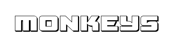 Aircruiser 3D  Free Fonts Download