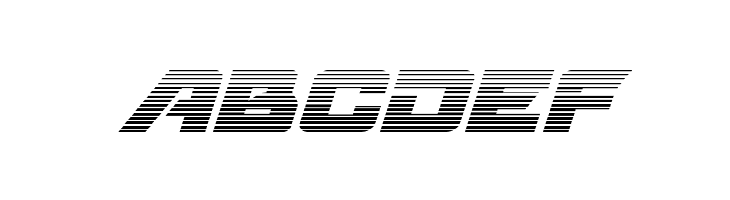 Aircruiser Gradient Italic  Free Fonts Download