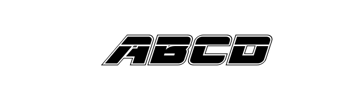 Aircruiser Academy Laser Italic  Free Fonts Download