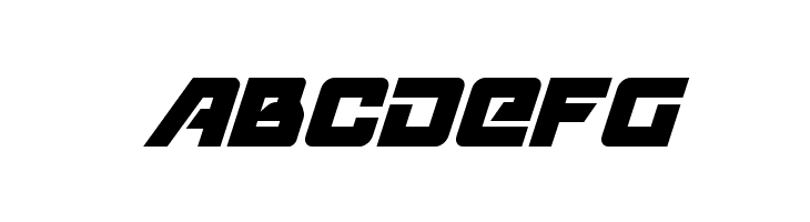 Aircruiser Condensed Italic  Free Fonts Download