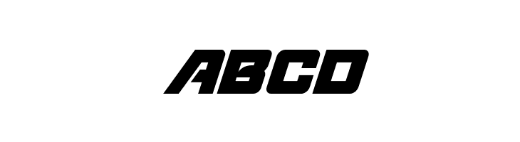 Aircruiser Condensed Italic  Free Fonts Download