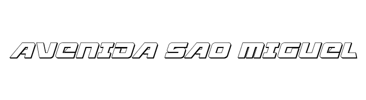 Aircruiser 3D Italic  Free Fonts Download