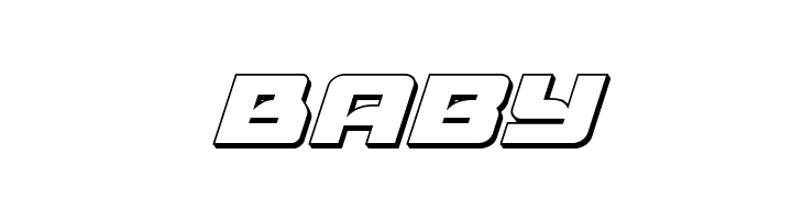 Aircruiser 3D Italic  Free Fonts Download