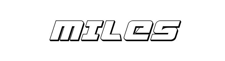 Aircruiser 3D Italic  Free Fonts Download