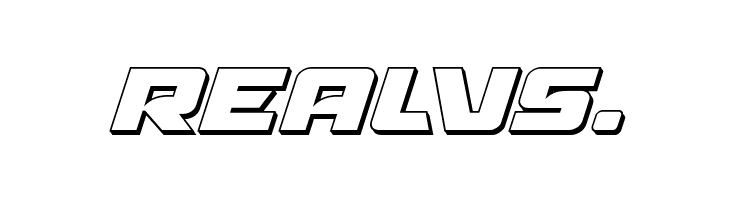 Aircruiser 3D Italic  Free Fonts Download