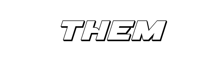 Aircruiser 3D Italic  Free Fonts Download
