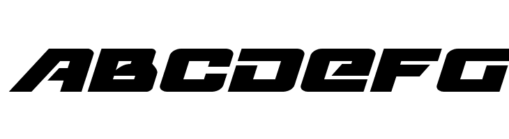Aircruiser Expanded Italic  Free Fonts Download
