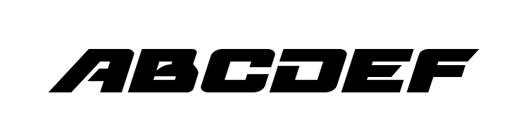 Aircruiser Expanded Italic  Free Fonts Download