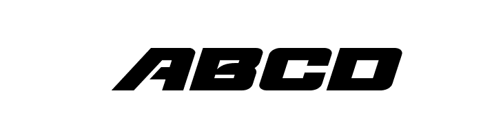 Aircruiser Expanded Italic  Free Fonts Download