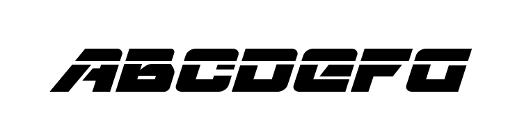 Aircruiser Laser Italic  Free Fonts Download