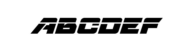 Aircruiser Laser Italic  Free Fonts Download