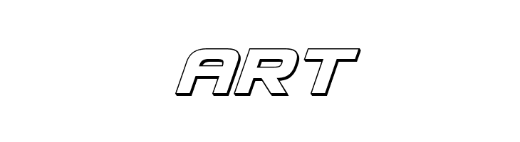 Usuzi 3D Italic  Free Fonts Download