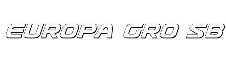 Usuzi 3D Italic  Free Fonts Download