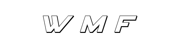 Spy Agency 3D Italic  Free Fonts Download