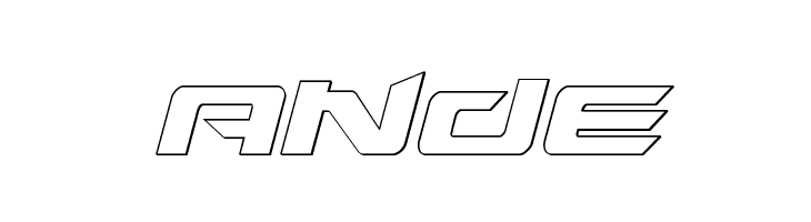 Northstar Outline Italic  Free Fonts Download