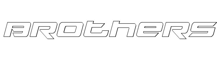 Northstar Outline Italic  Free Fonts Download